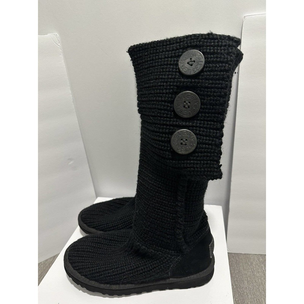 Ugg Australia 5819 Women Classic Cardy Knit Sweater boots shoes sz 6